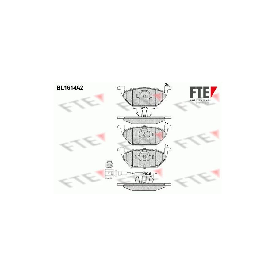 Fte BL1614A2 Brake Pad Set | ML Performance UK Car Parts