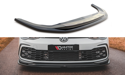 Maxton Design VW-GO-8-GTI-FD5T Front Splitter V.5 Volkswagen Golf GTI / R-Line MK8 | ML Performance UK Car Parts