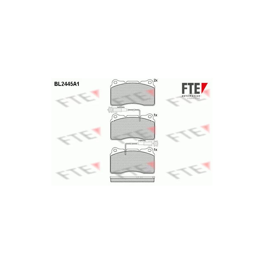 Fte 9011049 Brake Pad Set | ML Performance UK Car Parts