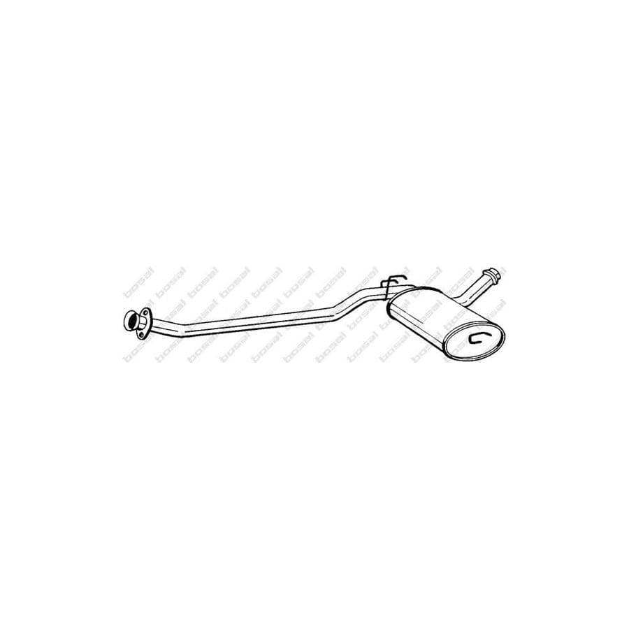 Bosal 284-075 Middle Silencer For Renault 21 Saloon