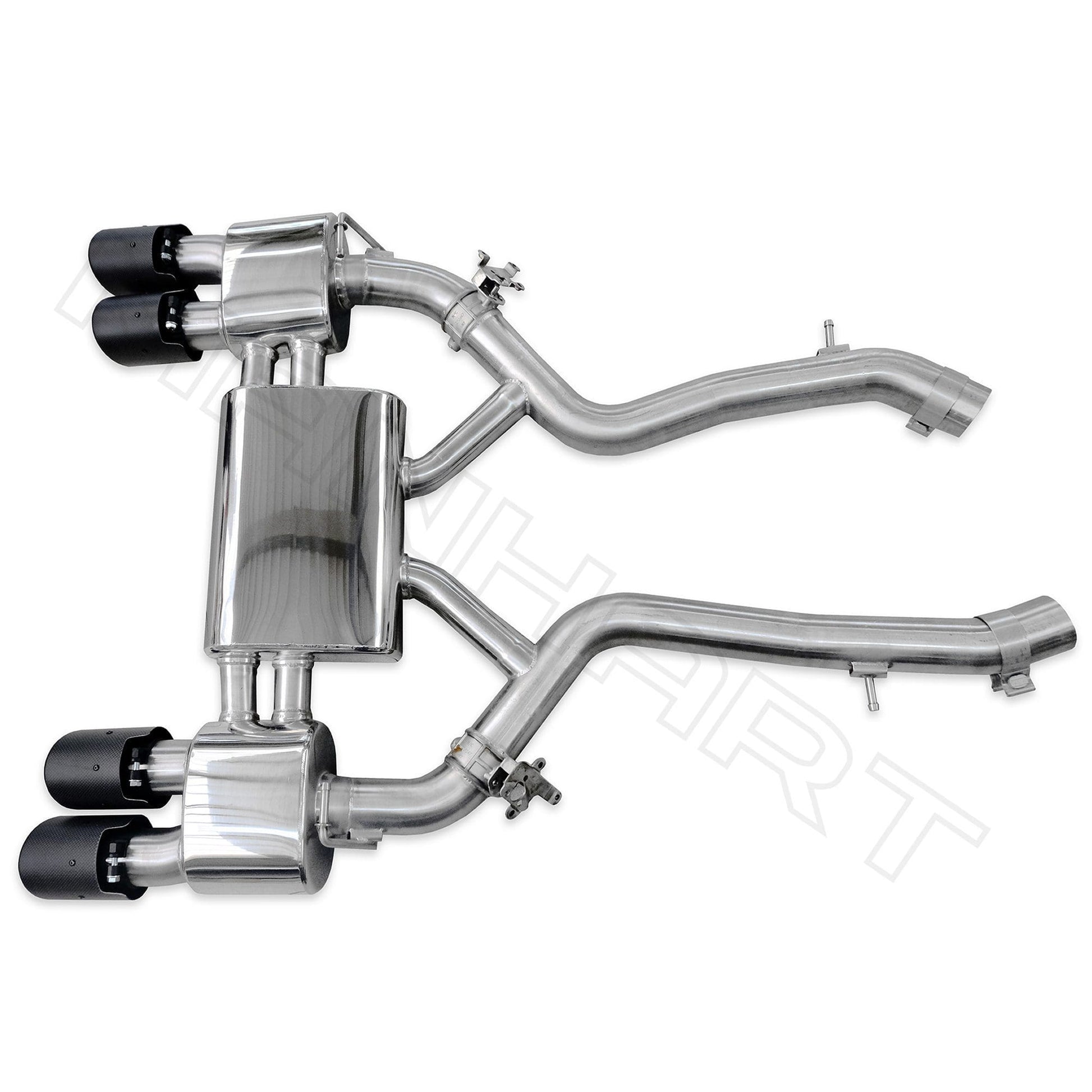 MANHART MH5F8711200 SLIP-ON SPORT EXHAUST FOR BMW F87 M2 WITH VALVE CONTROL