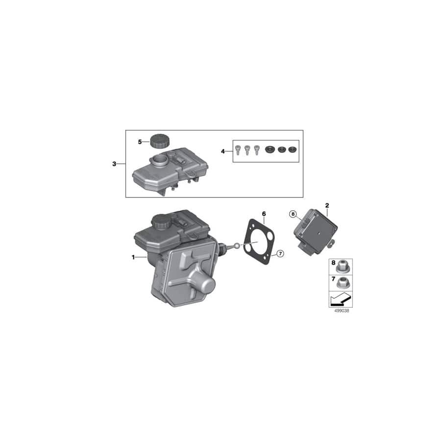 Genuine BMW 34516891141 F92 G11 G05 Container Plug (Inc. M8, M760iX & 745LeX) | ML Performance UK Car Parts