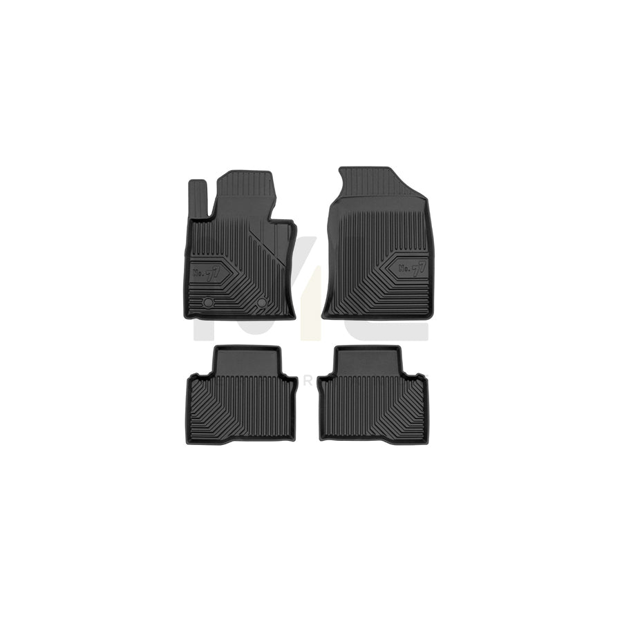 FROGUM Tailored, No.77 77408951 Floor mat set for SSANGYONG Tivoli Off-Road Elastomer, Front and Rear, Quantity: 4, Black | ML Performance Car Parts