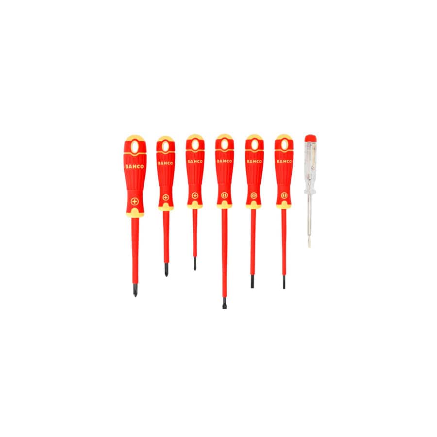 Bahco BAH220027 B220.027 BAHCOFIT Insulated Screwdriver Set, 7 Piece | ML Performance UK