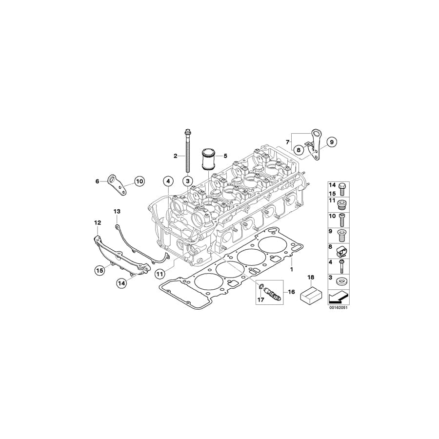 Genuine BMW 11127835441 E92 E90 Countersunk Head Screw M8X20 (Inc. M6, M5 & M3) | ML Performance UK Car Parts