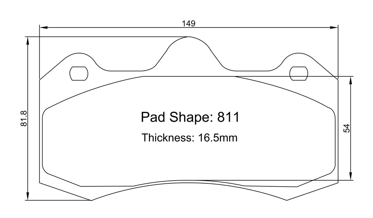 Paragon PBP811 Brake Pads