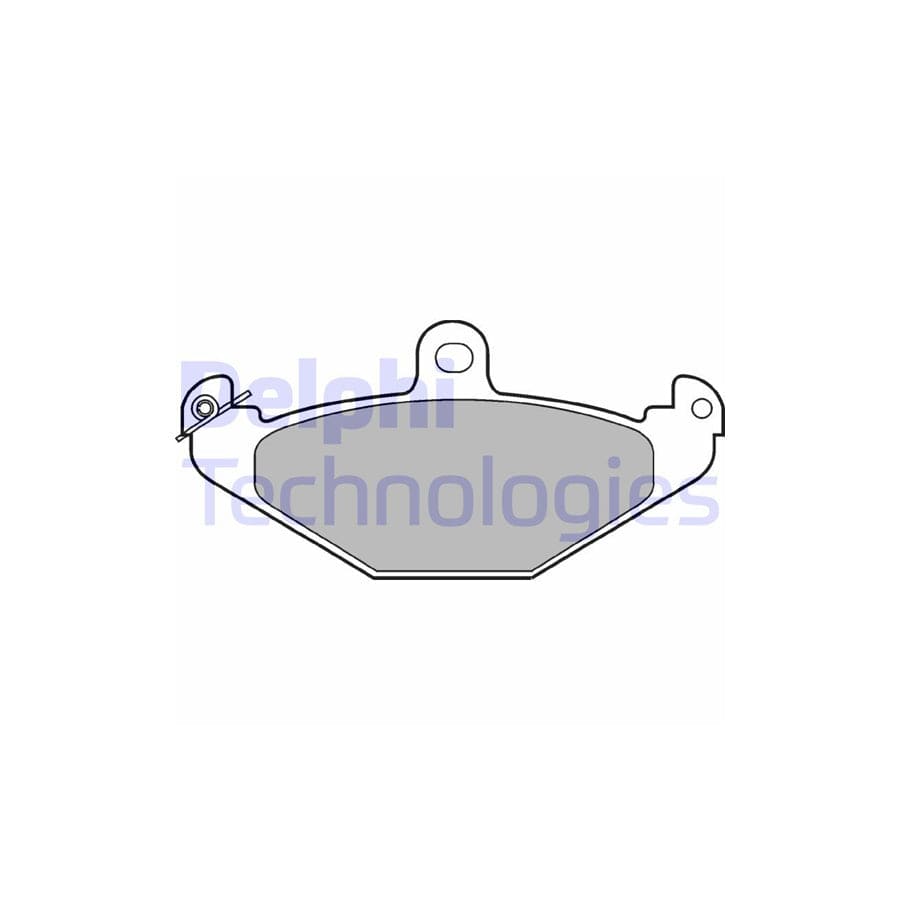 Delphi Lp821 Brake Pad Set