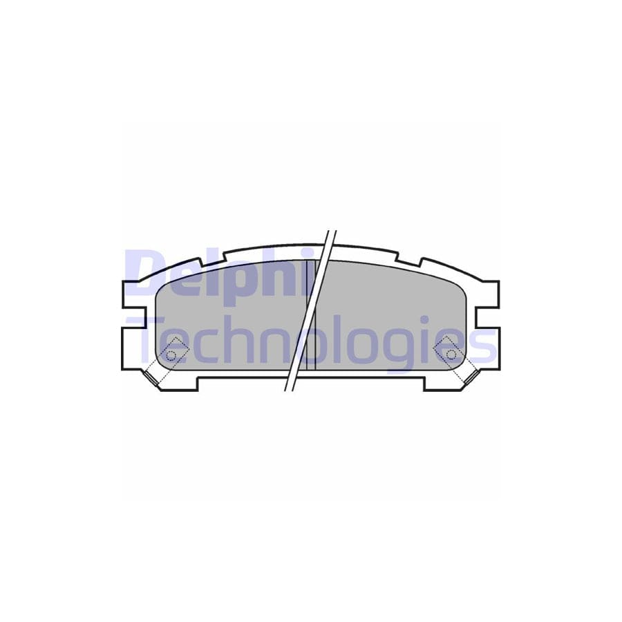 Delphi Lp814 Brake Pad Set