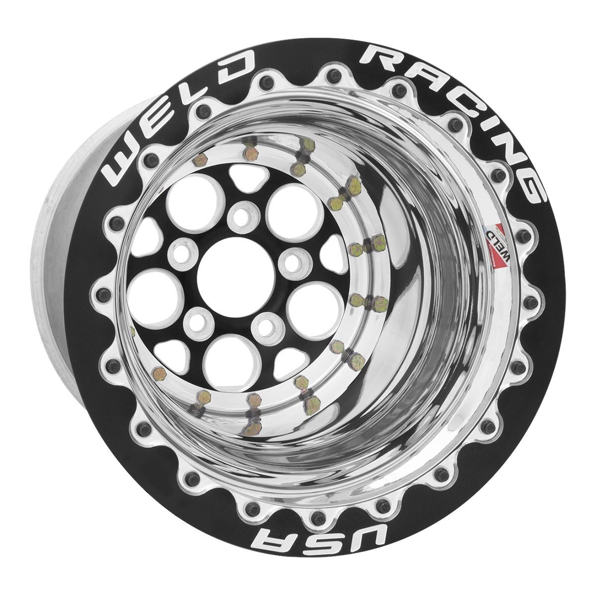 Weld 86P-510214 Magnum Wheel 15x10 5x4.5 ET38 BS7 Polished Center - Polished Shell