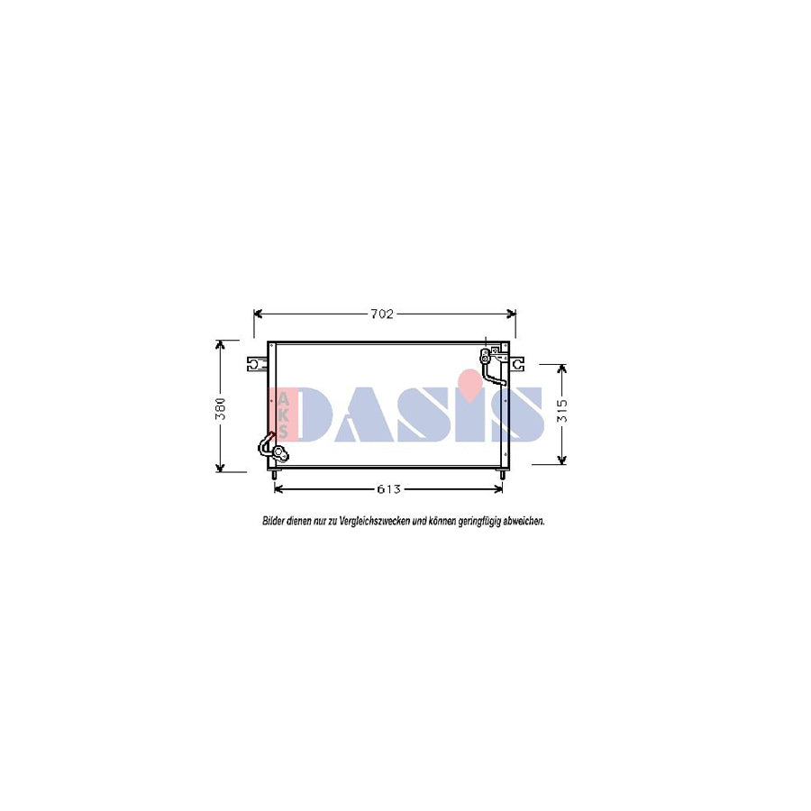 AKS Dasis 142190N Air Conditioning Condenser For Mitsubishi Pajero / Shogun | ML Performance UK