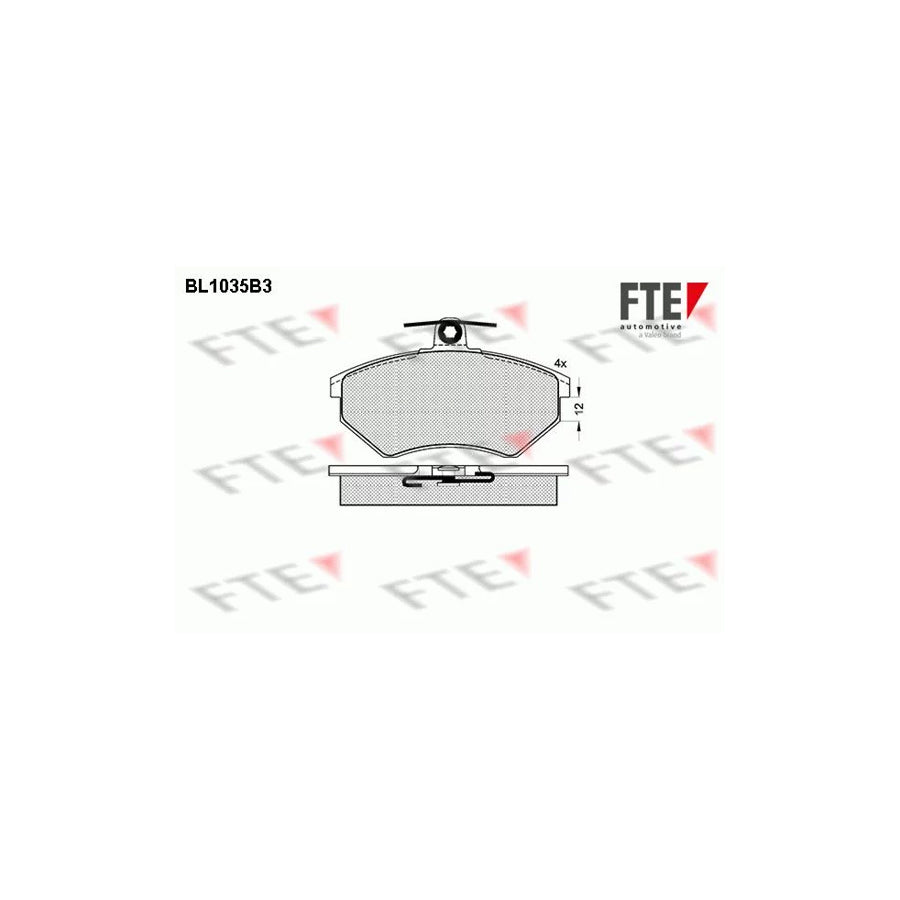 Fte 9010016 Brake Pad Set | ML Performance UK Car Parts