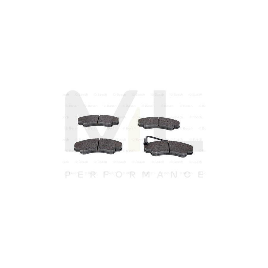 Bosch 0986424769 Brake Pad Set With Integrated Wear Sensor, With Anti-Squeak Plate BP475 | ML Performance Car Parts