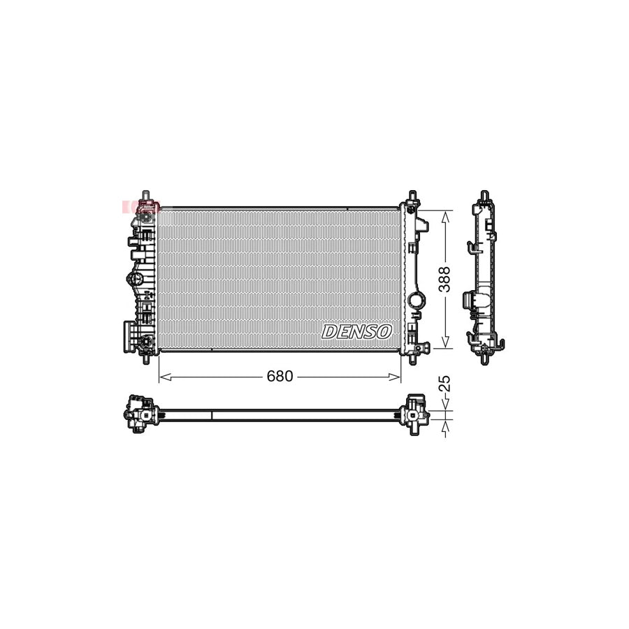 Denso DRM20108 Drm20108 Engine Radiator For Opel Insignia | ML Performance UK