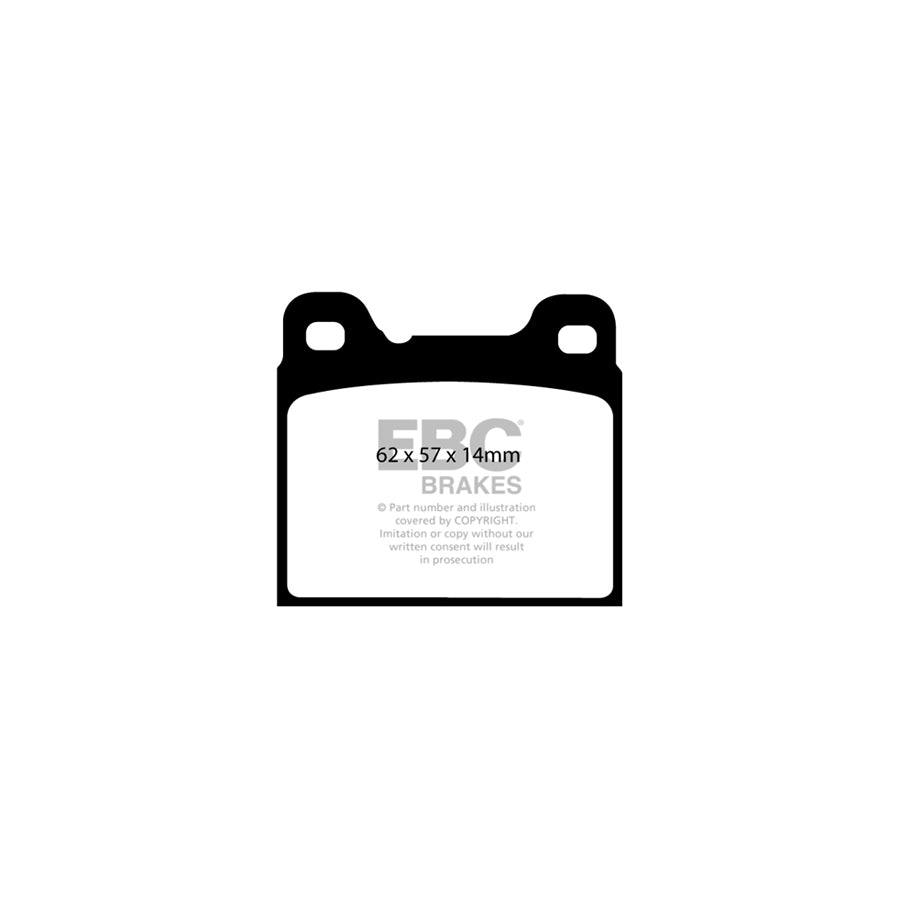 EBC DP21043 Volvo Greenstuff Rear Brake Pads - ATE Caliper 2 | ML Performance UK Car Parts