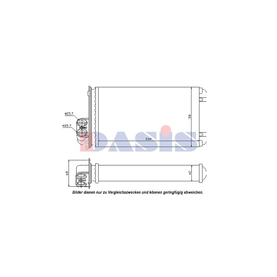 AKS Dasis 189290N Heater Matrix | ML Performance UK