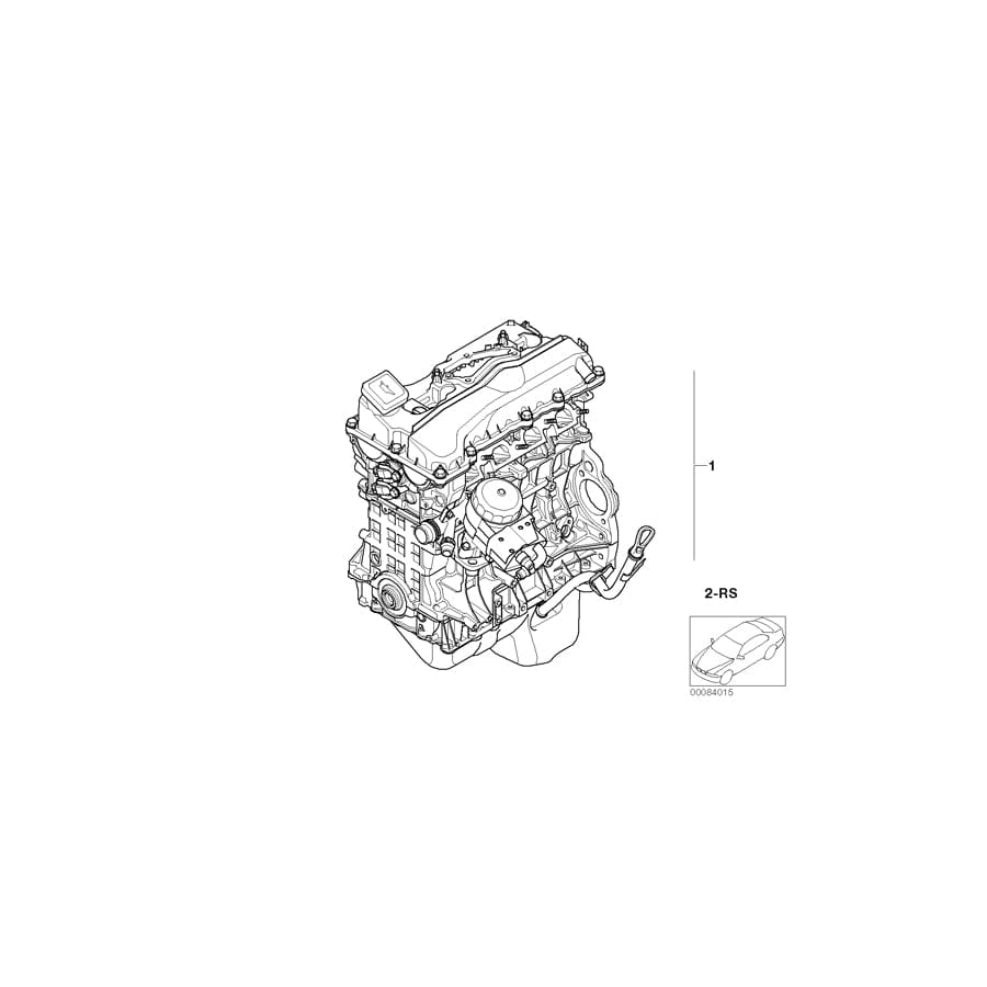 Genuine BMW 11002450323 E87 E90 Exch. Short Engine N43B20A (Inc. 116i 2.0, 318i & 118i) | ML Performance UK Car Parts