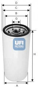 UFI 24.140.00 Fuel Filter