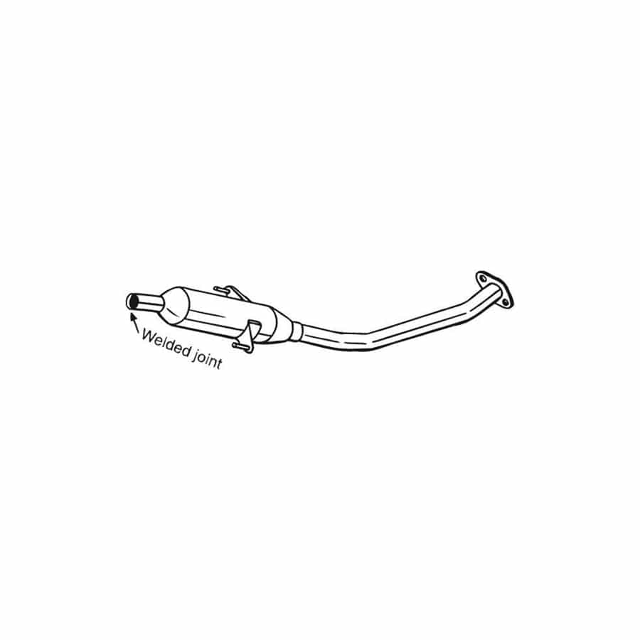 Bosal 284-571 Middle Silencer For Toyota Corolla Verso (Ar10)