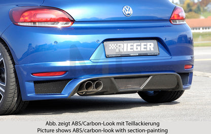 Rieger 00099772 VW 13 Mk3 Scirocco Rear Diffuser 1 | ML Performance UK Car Parts