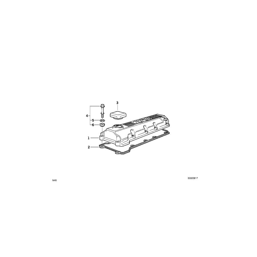 Genuine BMW 11121432885 E36 E34 Gasket (Inc. 316i, 316i 1.6 & 518g) | ML Performance UK Car Parts