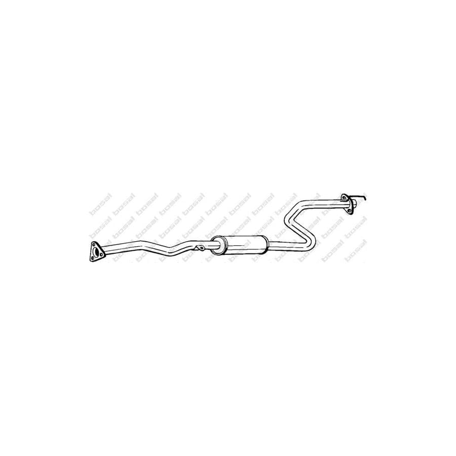 Bosal 284-541 Middle Silencer For Honda Crx Ii Coupe (Ed, Ee)