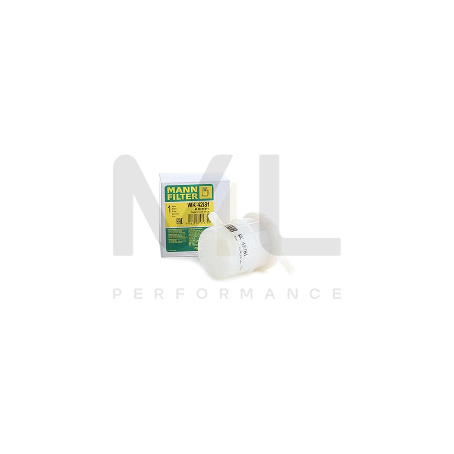 MANN-FILTER WK 42/81 Fuel filter In-Line Filter | ML Performance Car Parts