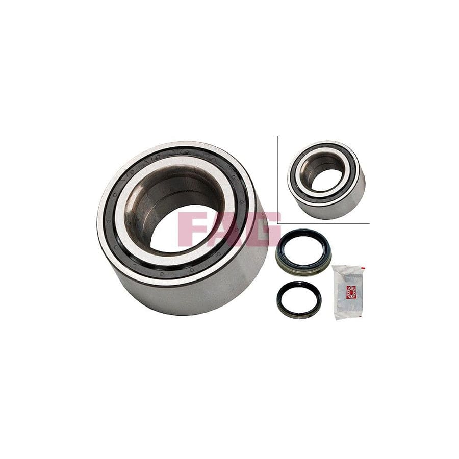 FAG 713 6181 60 Wheel Bearing Kit For Toyota Starlet Iii Hatchback (P70)