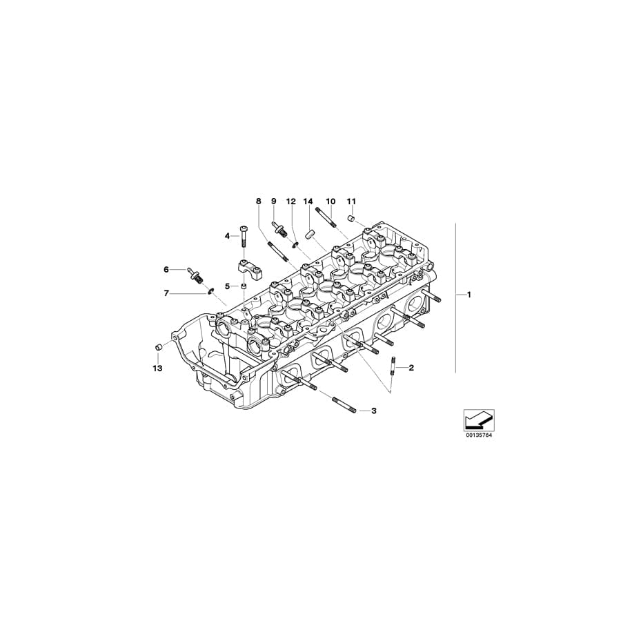 Genuine BMW 11127836513 E64 E60 E61 Connector (Inc. M5 & M6) | ML Performance UK Car Parts