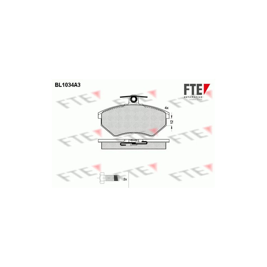 Fte 9010013 Brake Pad Set | ML Performance UK Car Parts