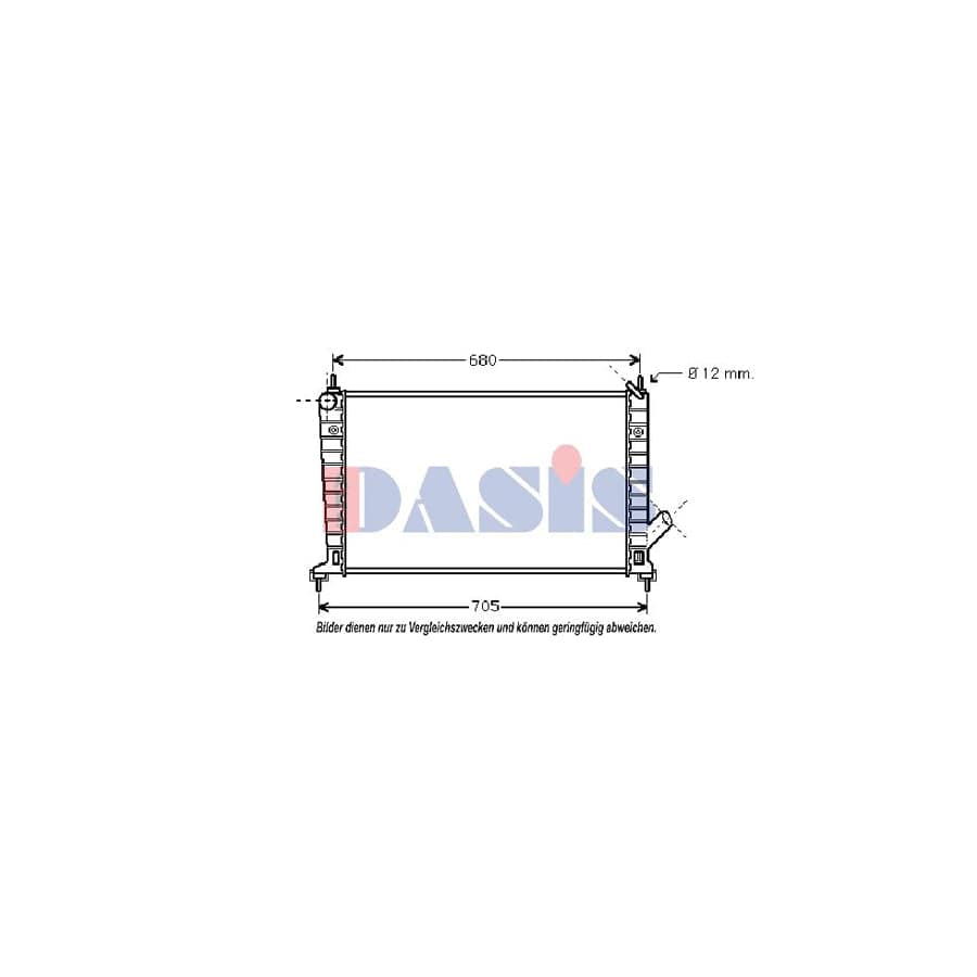 AKS Dasis 190002N Engine Radiator For Saab 9-5 | ML Performance UK