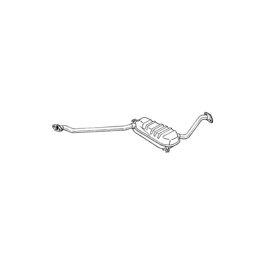 Bosal 284-837 Middle Silencer For Saab 9000