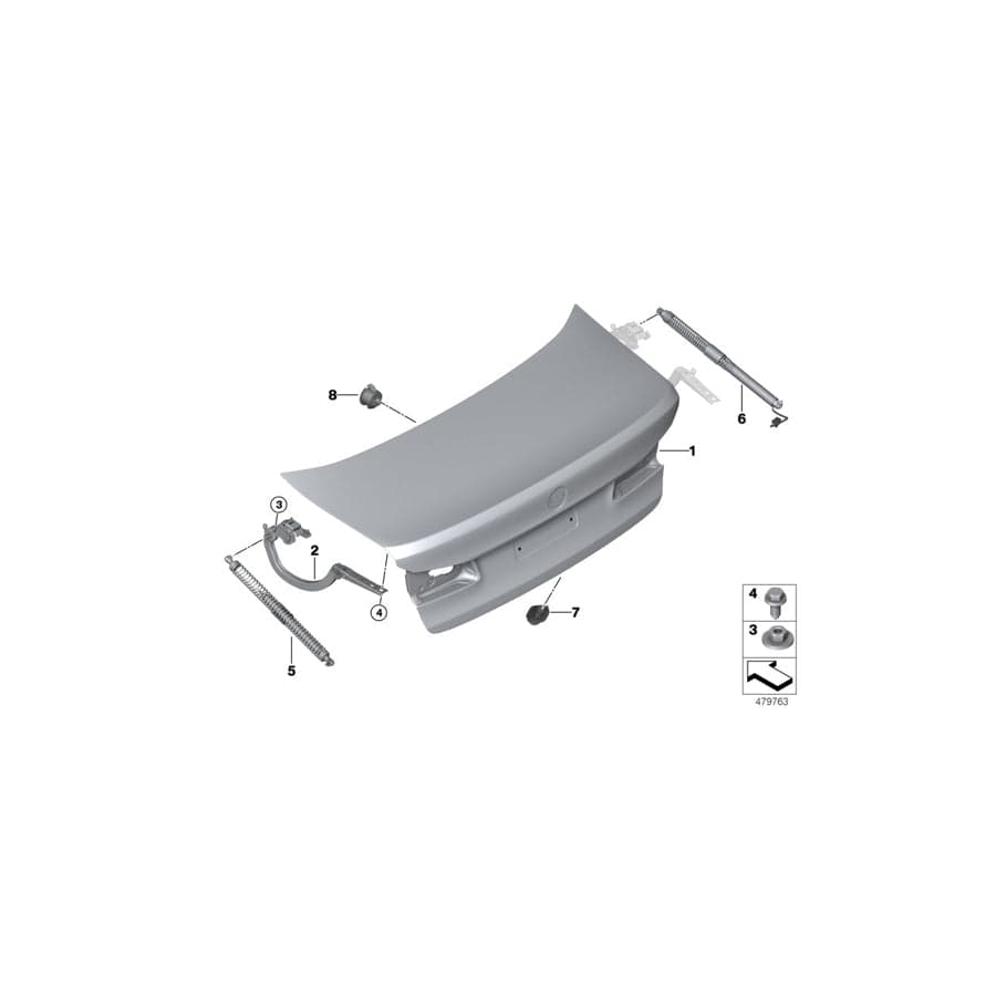 Genuine BMW Mini 51627482572 G30 M Warning Signal Unit (Inc. X2 28i, X4 M40iX & X5 35i) | ML Performance UK Car Parts