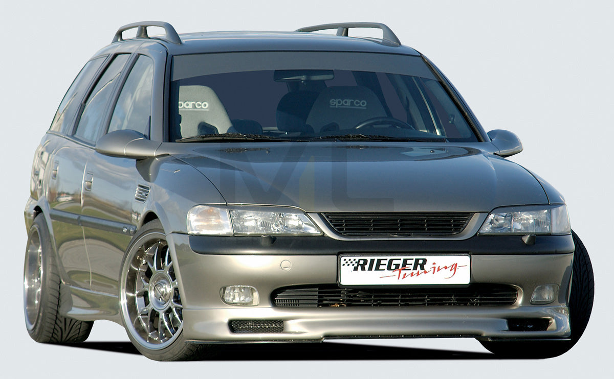 Rieger 00046150 Opel Vectra B Front Splitter 1 | ML Performance UK Car Parts