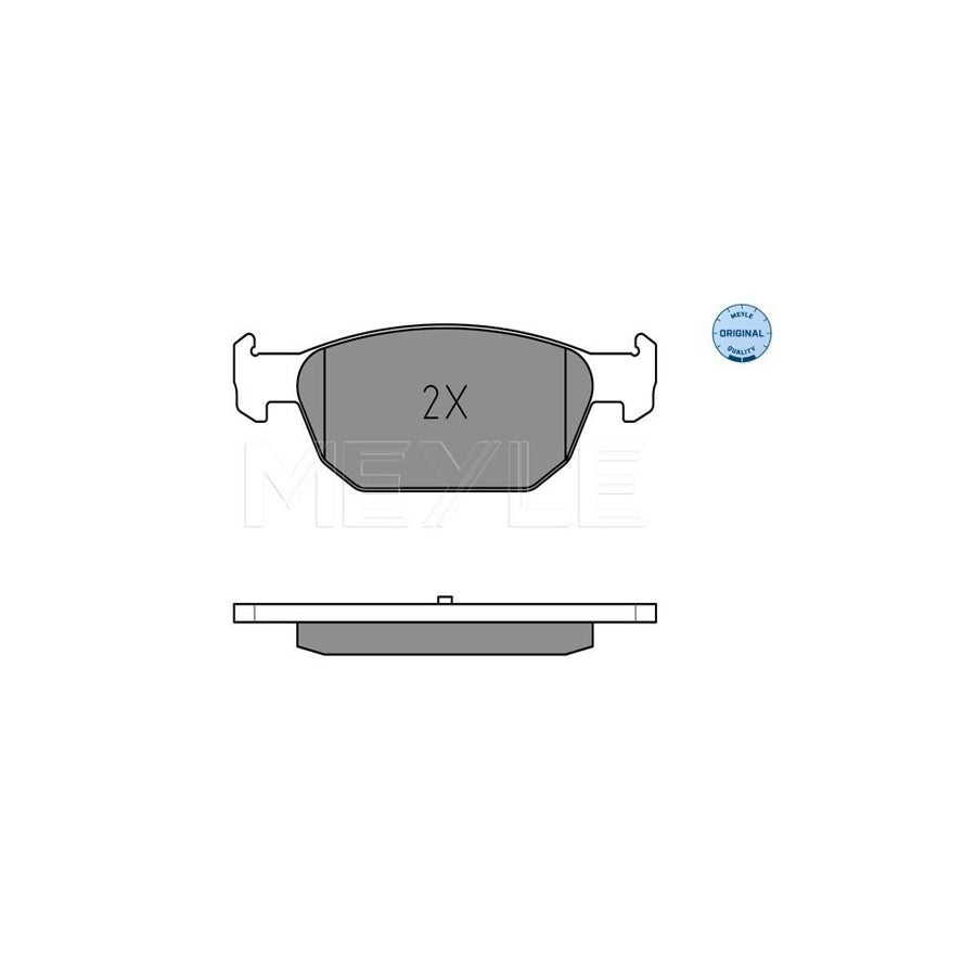 Meyle 025 247 9617/W Brake Pad Set For Honda Accord