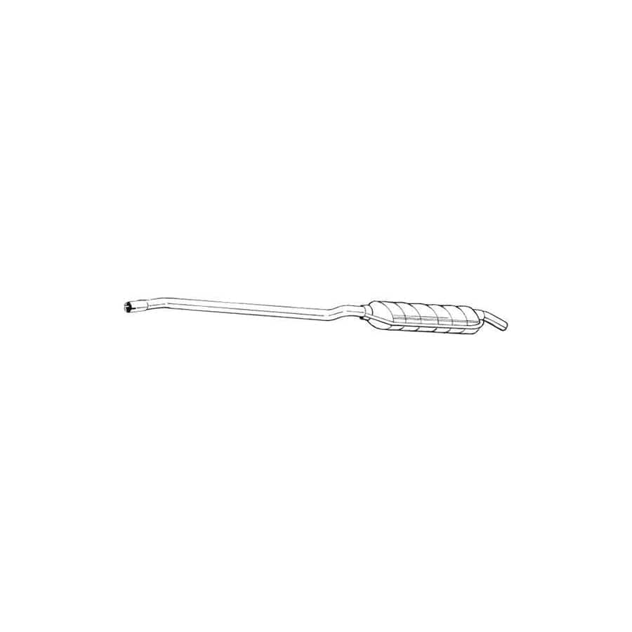 Bosal 284-791 Middle Silencer For Fiat 128 Coupe (128)