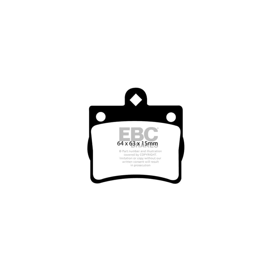 EBC PDKR569 Mercedes-Benz W202 Ultimax Rear Brake Pad & Plain Disc Kit 2 | ML Performance UK Car Parts