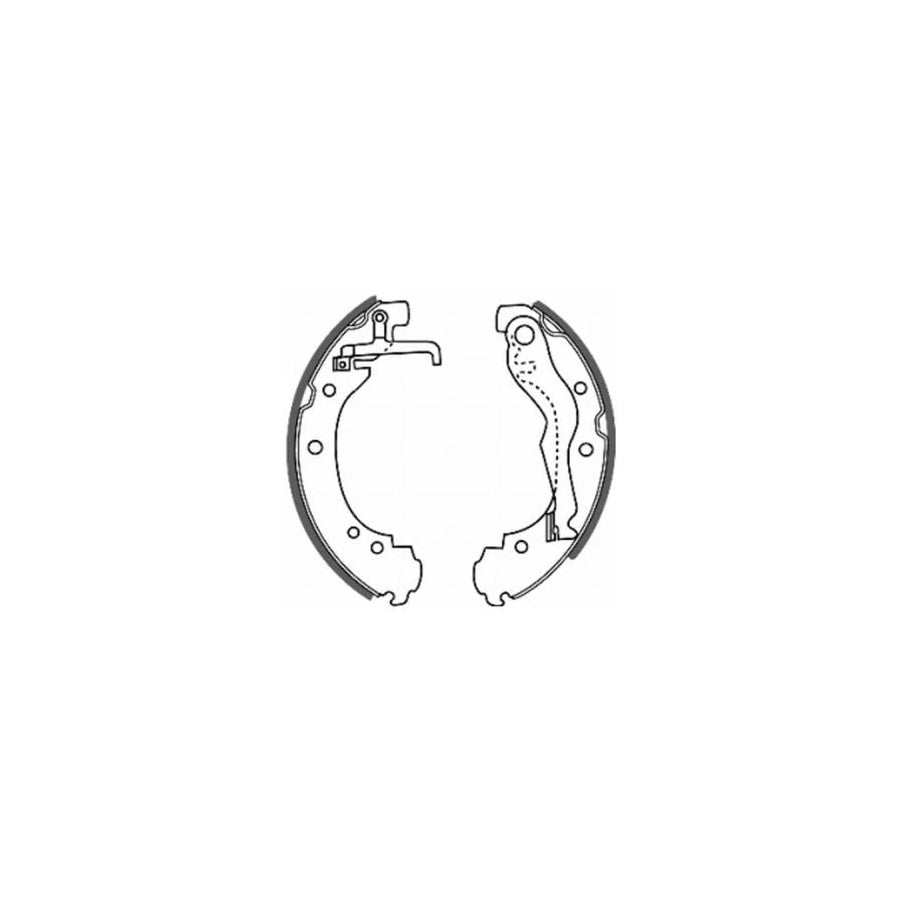 ABE C0W011ABE Brake Shoe Set