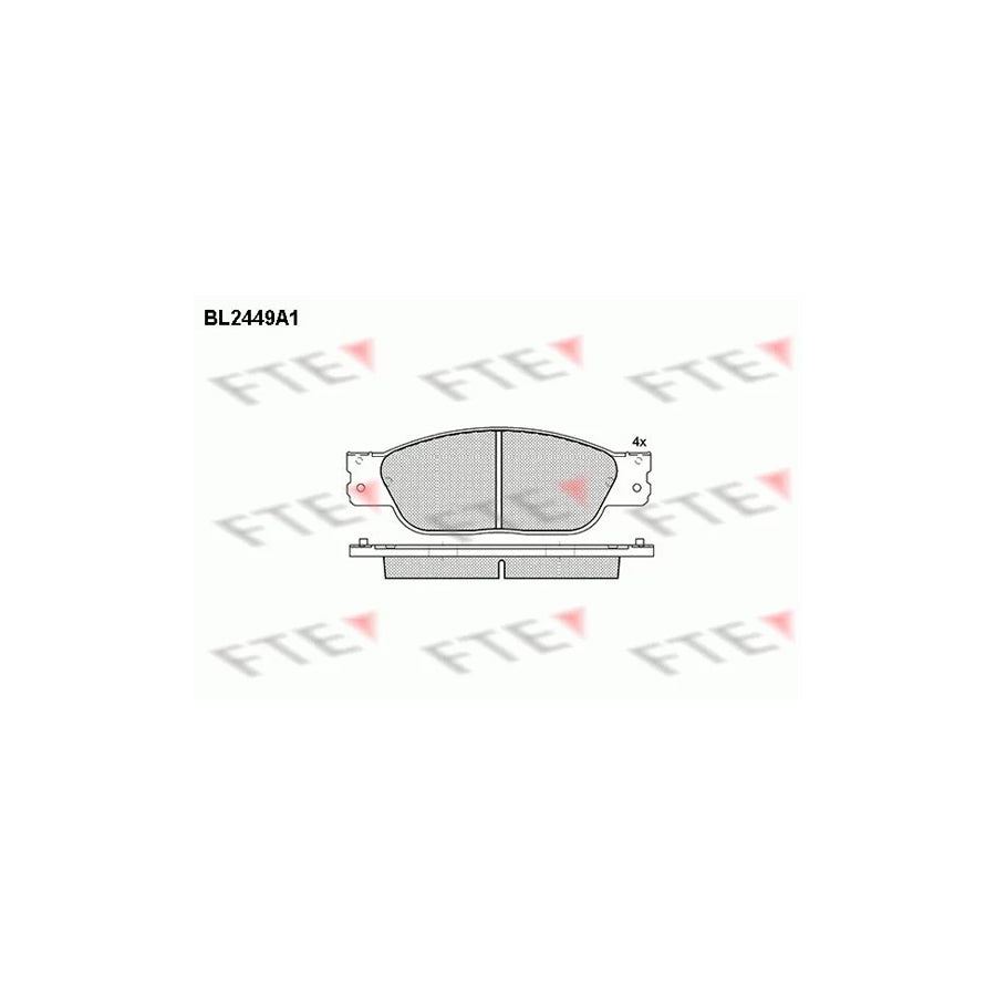 Fte 9011043 Brake Pad Set | ML Performance UK Car Parts