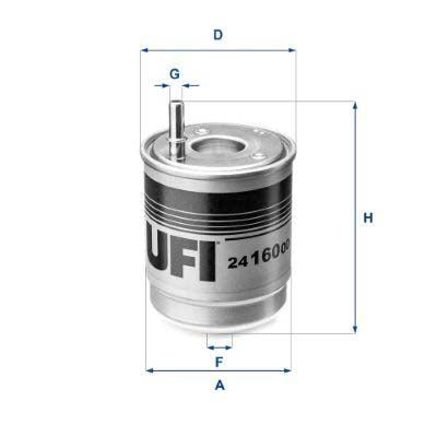 UFI 24.160.00 Fuel Filter