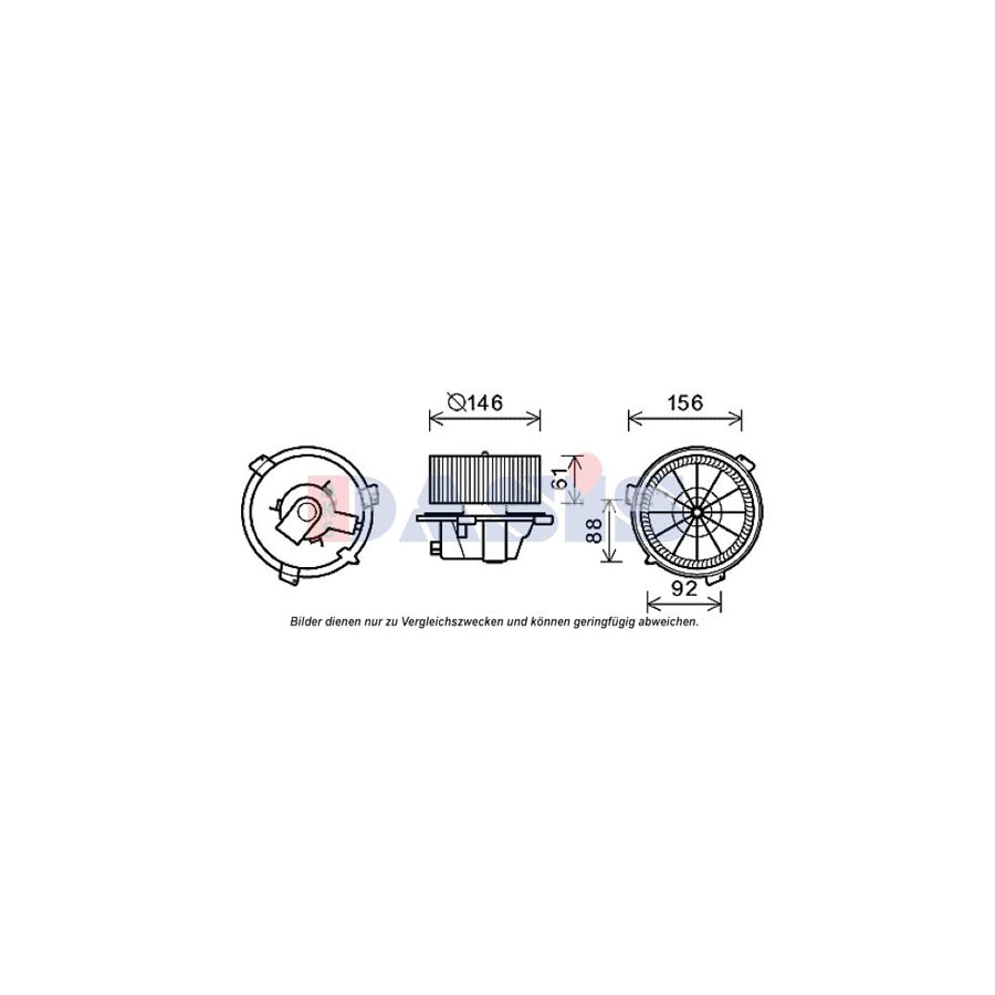 AKS Dasis 088022N Interior Blower | ML Performance UK