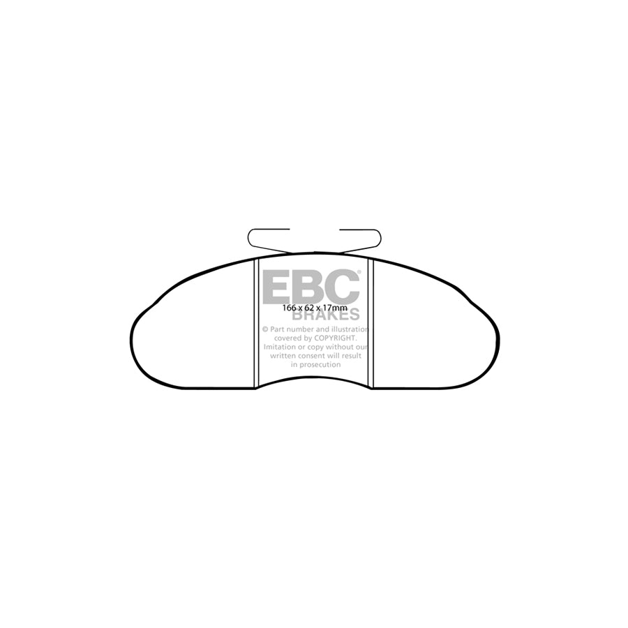 EBC DP633 Opel Renault Vauxhall Ultimax Front Brake Pads (Inc. Arena, Master, Trafic) 2 | ML Performance UK Car Parts