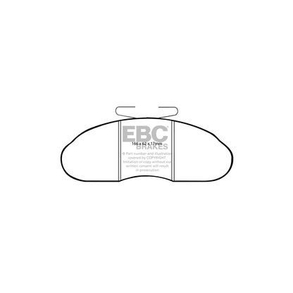 EBC DP633 Opel Renault Vauxhall Ultimax Front Brake Pads (Inc. Arena, Master, Trafic) 2 | ML Performance UK Car Parts