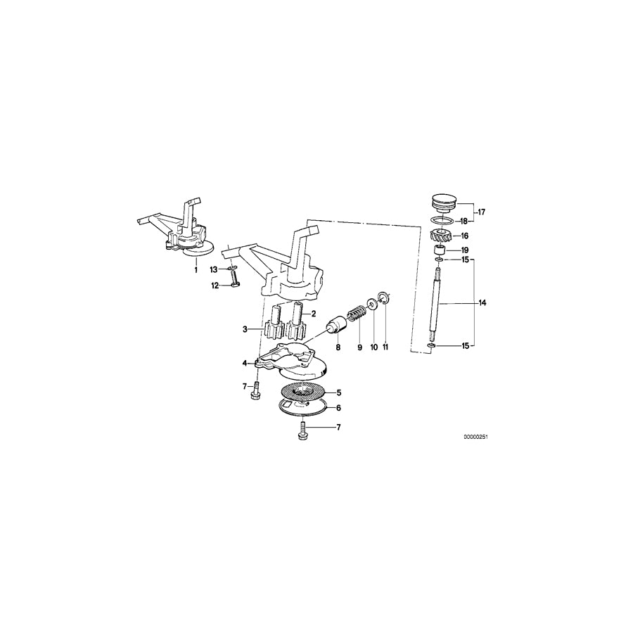 Genuine BMW 11411271128 E34 E28 E30 Oil Pump Housing (Inc. 524d, 324d & 324td) | ML Performance UK Car Parts