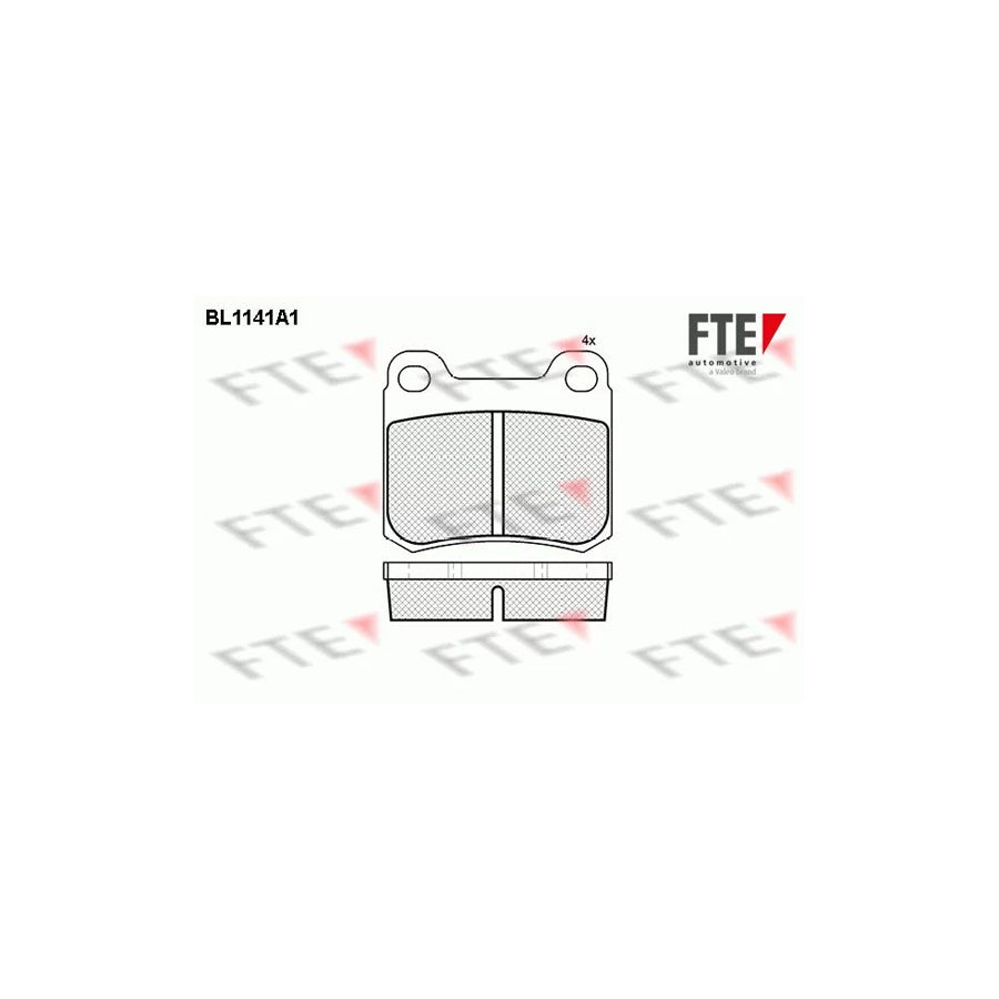 Fte 9010040 Brake Pad Set | ML Performance UK Car Parts