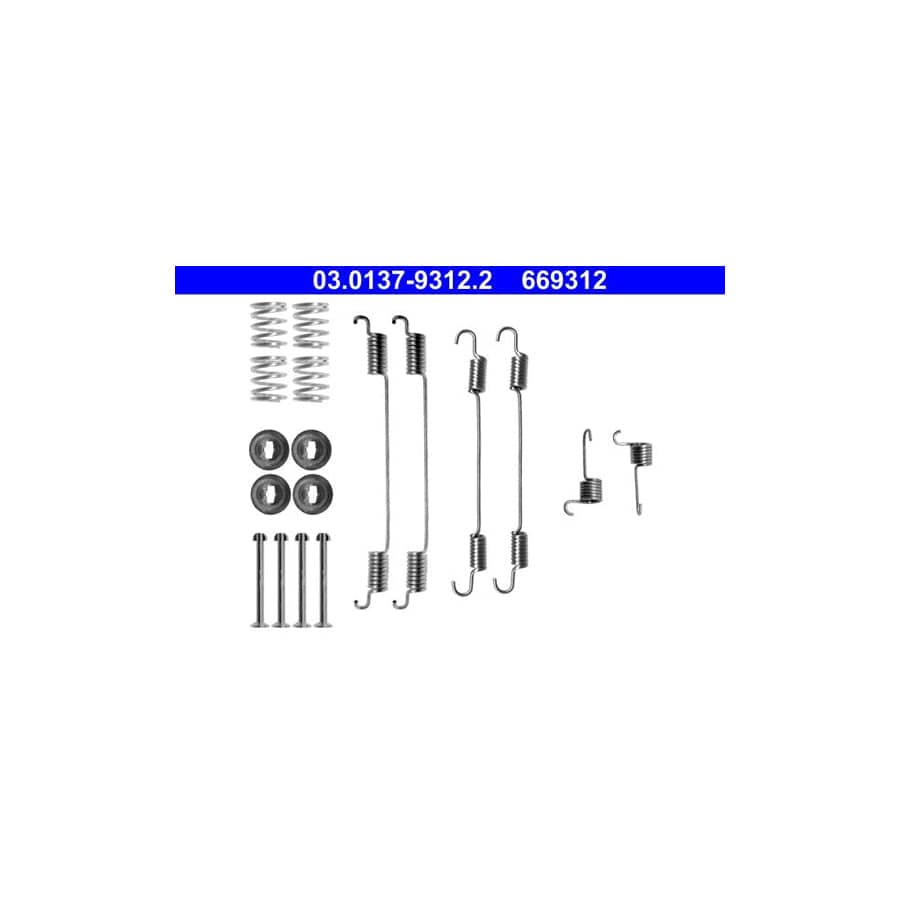 ATE 03.0137-9312.2 Accessory Kit, Brake Shoes | ML Performance UK Car Parts