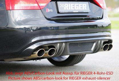 Rieger 00055443 Audi B8 B81 Rear Diffuser (A5 & S5) 3 | ML Performance UK Car Parts