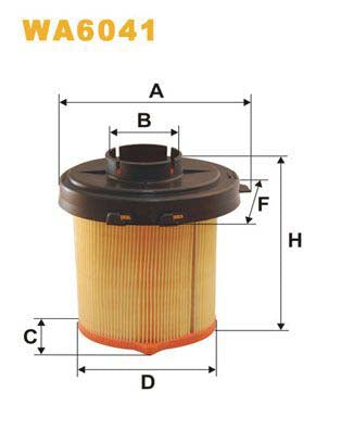 WIX Filters WA6041 Air Filter For CitroÃ«n Zx