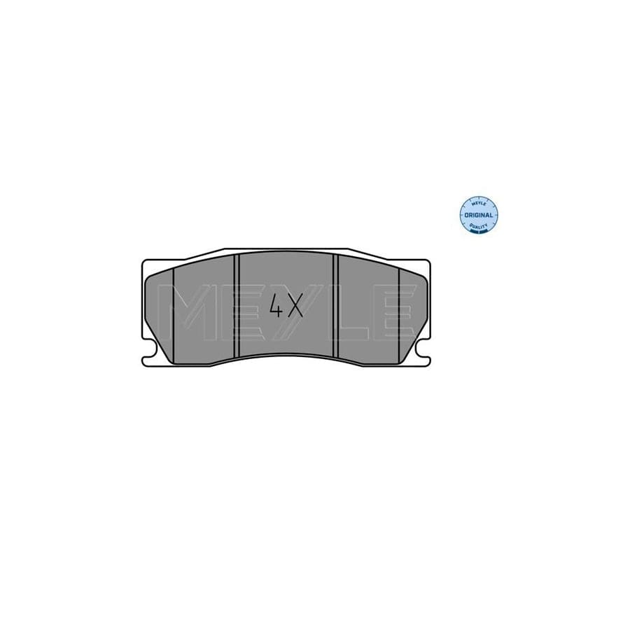 Meyle 025 248 5017 Brake Pad Set For Jaguar Xk