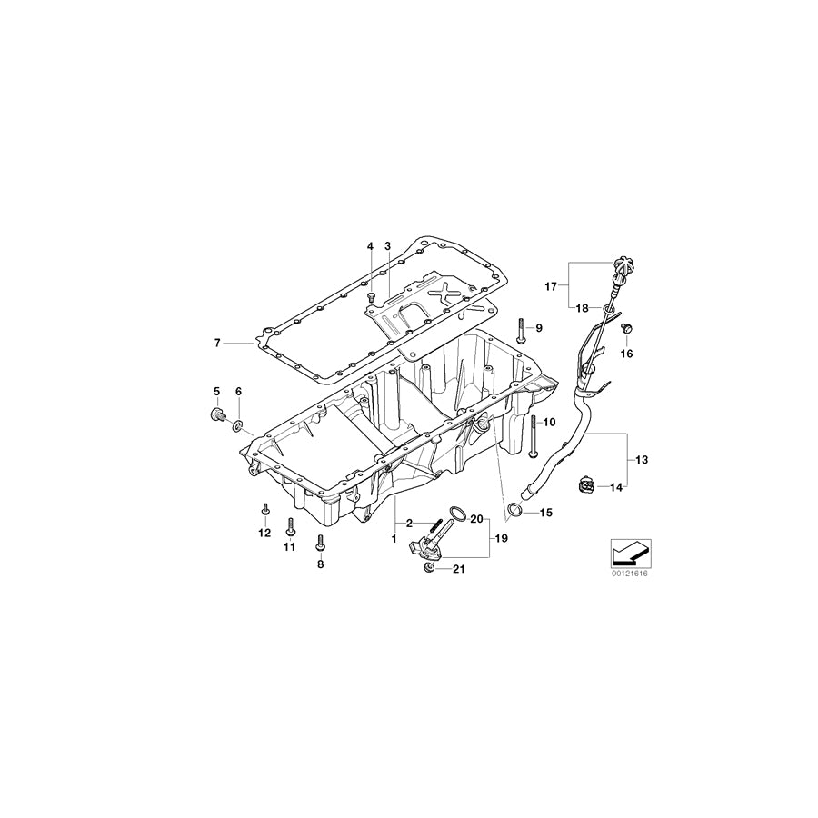 Genuine BMW 11437785632 E46 Guide Tube (Inc. 330xd) | ML Performance UK Car Parts