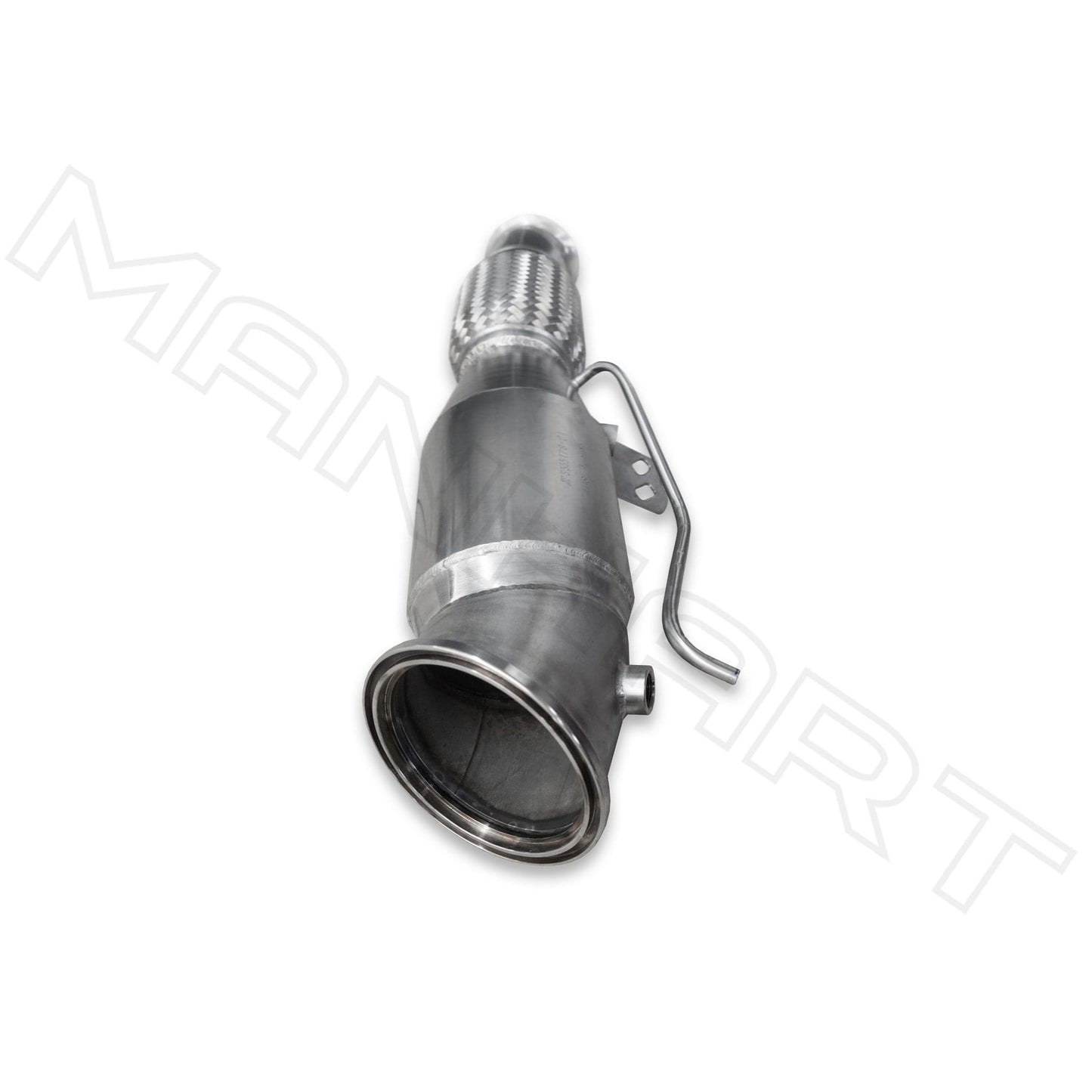 MANHART MHSUPRA11100 DOWNPIPE SPORT FOR TOYOTA GR SUPRA WITH 300 CELLS HJS CATALYTIC CONVERTER